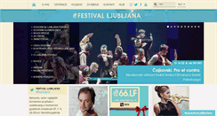 Desktop Screenshot of ljubljanafestival.si